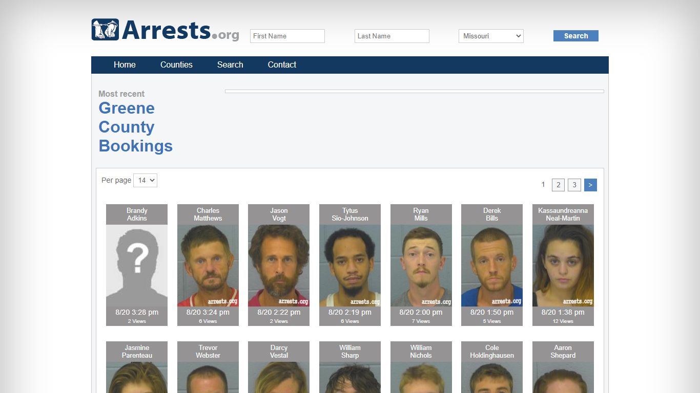 Greene County Arrests and Inmate Search